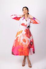 Lady Blossom Midi Dress - Image 2