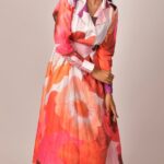 Lady Blossom Midi Dress