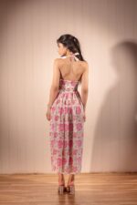 Pink Meadow Halter Dress - Image 5