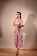 Pink Meadow Halter Dress - Image 2