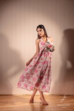 Pink Meadow Halter Dress - Image 3