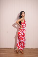 Sangria Drape Dress - Image 3