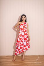 Sangria Drape Dress - Image 5